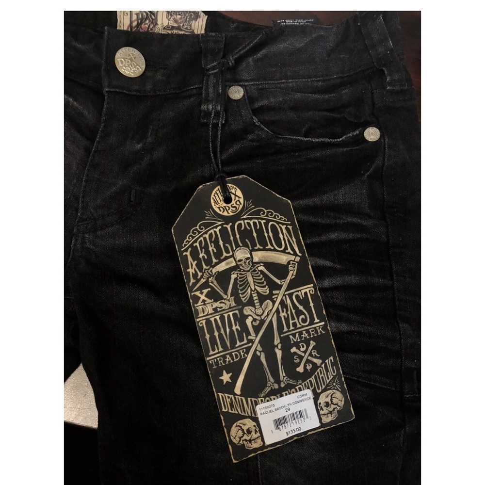 AFFLICTION Women's Denim Jeans RAQUEL BROOKLYN COM - Picture 5 of 9